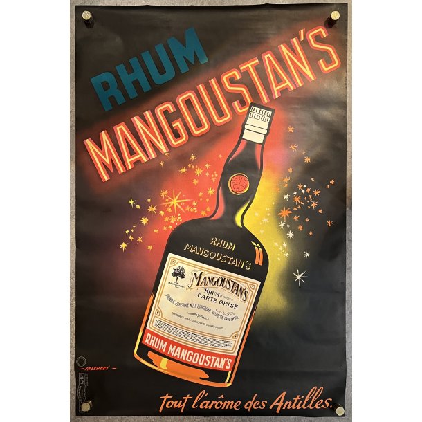 Original Plakat - Rhum Mangoustan's