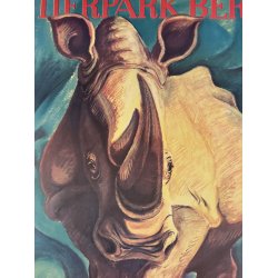 Original Vintage Plakat - Tierpark Berlin, N�sehorn 1969