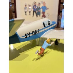 Tintin Figur - Beechcraft Bonanza A35 