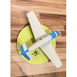 Tintin Figur - Beechcraft Bonanza A35 