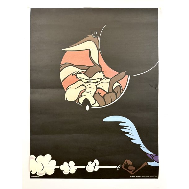 Original Vintage Plakat - Wile E. Coyote &amp; Roadrunner 1993