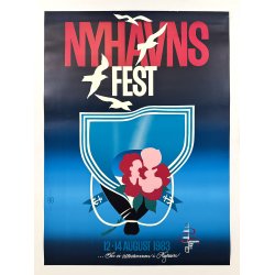 Original Vintage Plakat - Nyhavns Fest 1983