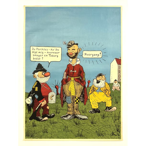 Original Vintage Plakat - Storm P. - Tuborg