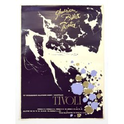 Original Vintage Plakat - American Ballet Theatre, Tivoli 1977
