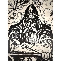 Original Vintage Plakat - Galleri Danmark, N�ste �rs Kunstnere 1977