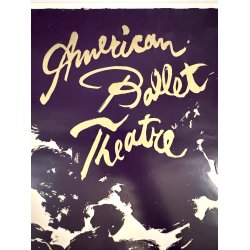 Original Vintage Plakat - American Ballet Theatre, Tivoli 1977