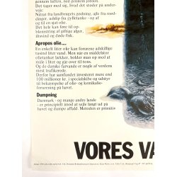 Original Vintage Plakat - Vores Vand Er Truet 1984