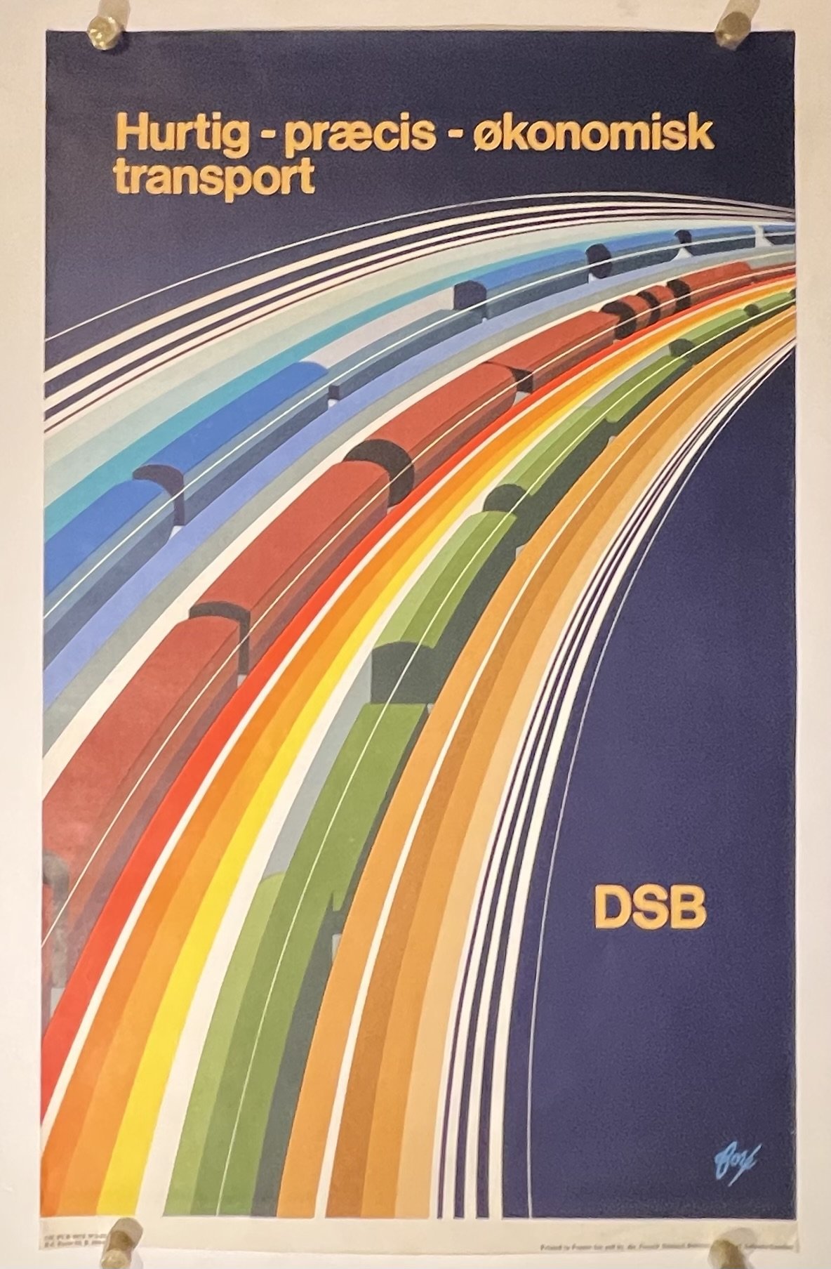 Original DSB - Transport - FilmPlakaten.Com