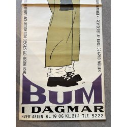 Original Revy Plakat - BUM i Dagmar