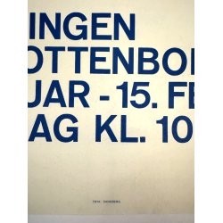 Original Vintage Plakat - Gr�nningen, Charlottenborg 1970