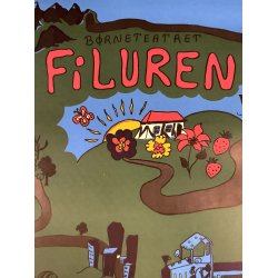 Original Vintage Plakat - Filuren, Den Bl� Bil