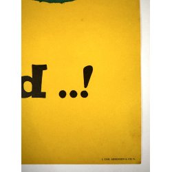 Original Vintage Plakat - M�lk Sm�r Ost, Mejerigtig Mad..! Grete Rich 1958