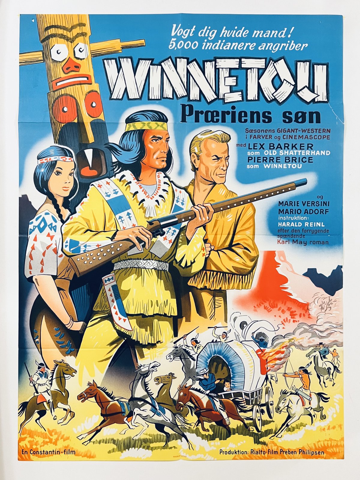 Winnetou - Præriens Søn - Western - FilmPlakaten.Com