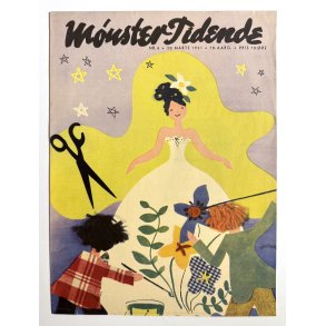 Original Vintage Tryk - M�nster Tidende - Grete Rich 1951
