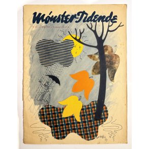 Original Vintage Bladtryk - Forside M�nster Tidende - Grete Rich 1949