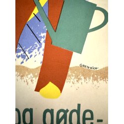 Original Vintage Plakat - Havebrugs-Ugen, Grete Rich 1952