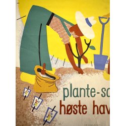 Original Vintage Plakat - Havebrugs-Ugen, Grete Rich 1952