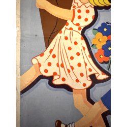 Original Vintage Plakat - Mors Dag S�ndag 11. Maj, Grete Rich (Ca 1950)