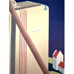 Original Vintage Plakat - Midt Jylland, Det Dejlige Ferieland (Ca 1950)