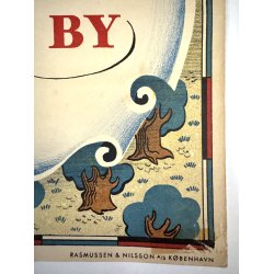 Original Vintage Plakat - Viborg, Jyllands Hjerte, Lyngens By (Ca 1950)