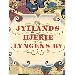 Original Vintage Plakat - Viborg, Jyllands Hjerte, Lyngens By (Ca 1950)