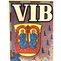 Original Vintage Plakat - Viborg, Jyllands Hjerte, Lyngens By (Ca 1950)