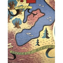 Original Vintage Plakat - Viborg, Jyllands Hjerte, Lyngens By (Ca 1950)