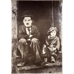 Vintage Plakat - Chaplin, The Kid (1983)