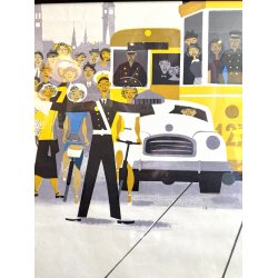 Original Vintage Plakat - Charmant Copenhague (Wonderfull Copenhagen) Viggo Vagnby 1953