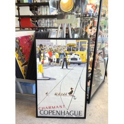 Original Vintage Plakat - Charmant Copenhague (Wonderfull Copenhagen) Viggo Vagnby 1953