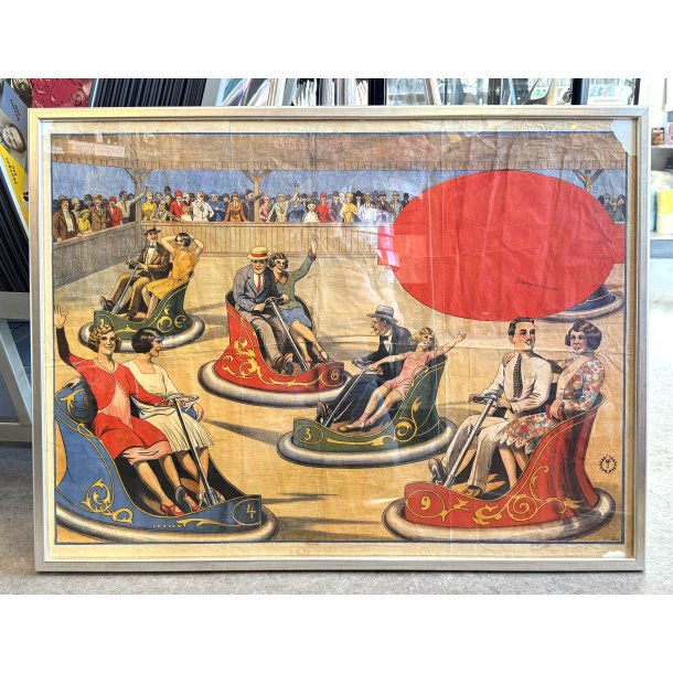 Original Vintage Plakat - Tivoli Radiobiler (Ca 1930)