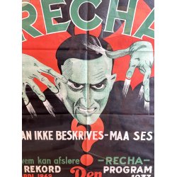 Original Vintage Plakat - RECHA - Den Gamle Cirkus Miehe 1937