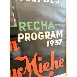 Original Vintage Plakat - RECHA - Den Gamle Cirkus Miehe 1937