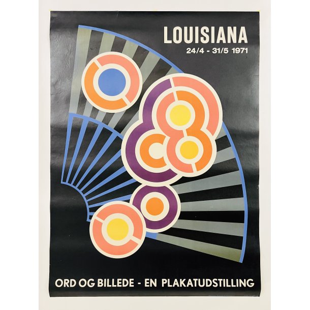 Original Plakat - Louisiana 1971. Ord Og Billede - En Plakatudstilling