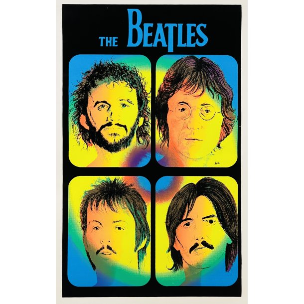 Original Plakat - The Beatles - Velour UV