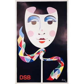 Original Plakat - DSB - Helge Refn 84