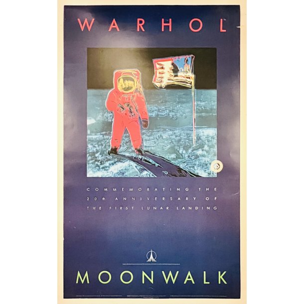 Original Plakat - Andy Warhol, Moonwalk 1989