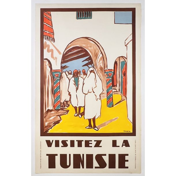 Original Plakat - Visitez La Tunisie