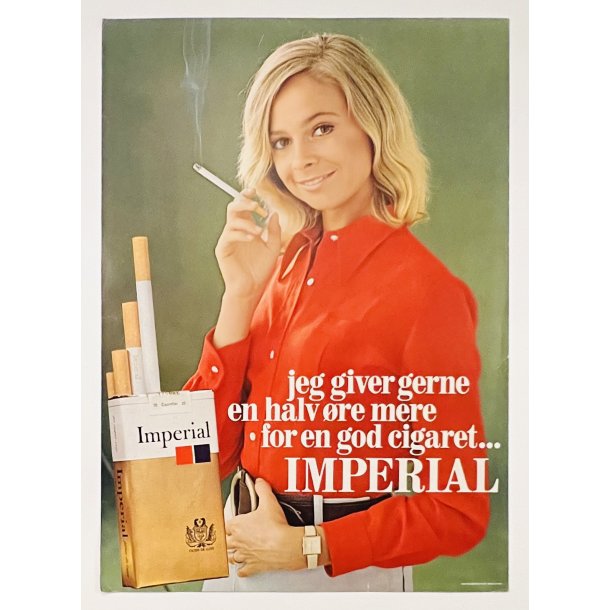 Original Plakat - Imperial Cigaretter