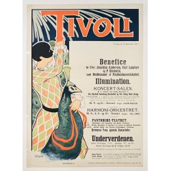 Original Plakat - Tivoli, med dagsprogram torsdag den 5. September 1901