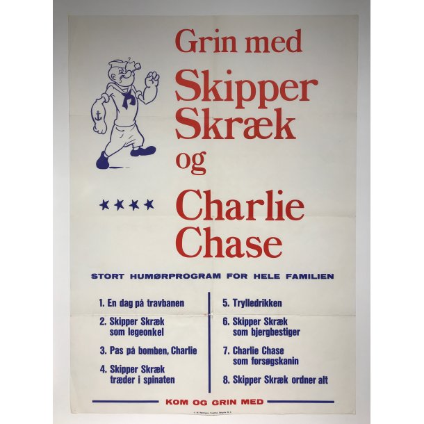 Grin med Skipper Skrk og Charlie Chase