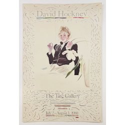 Original Plakat - David Hockney, The Tate Gallery 1980