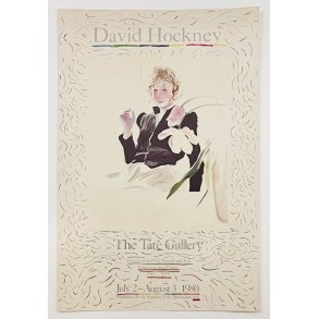 Original Plakat - David Hockney, The Tate Gallery 1980