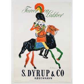 Original Plakat - Farver Og Lakker, S. Dyrup & Co Kbenhavn