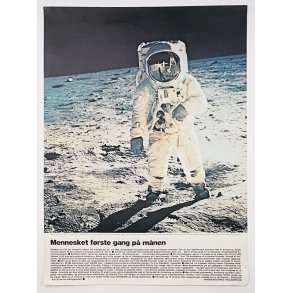 Original Plakat - Mennesket Frste Gang P Mnen