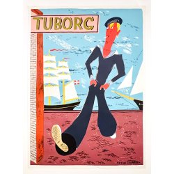 Original Plakat - Tuborg, Svend Johansen