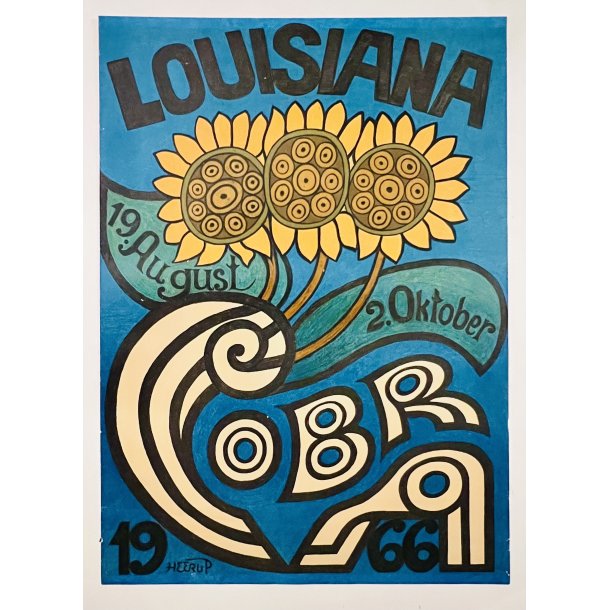 Original Heerup Plakat - Cobra, Louisiana 1966