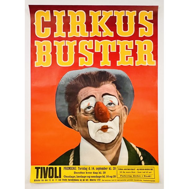 Original Plakat - Cirkus Buster