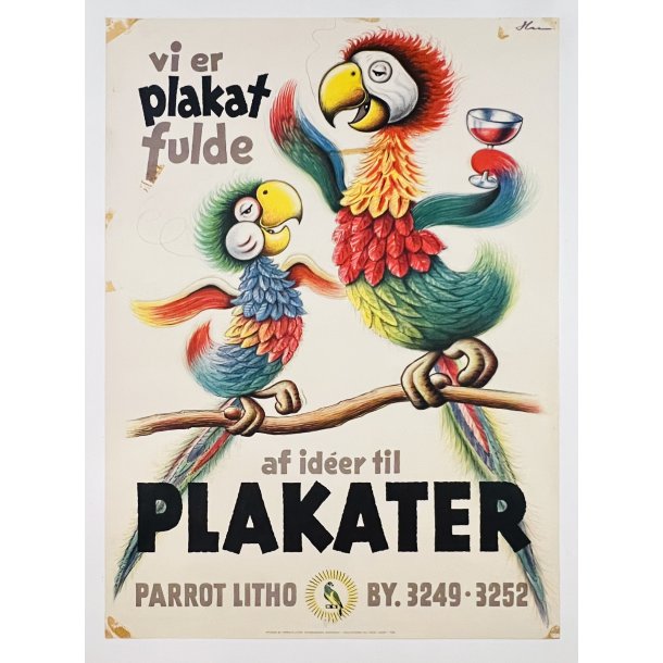 Original Plakat - Vi Er Plakat-fulde Af Ider Til Plakater