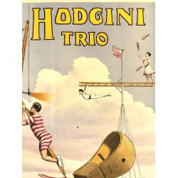 Original Vintage Plakat - Hodgini Trio 